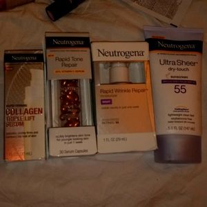 Neurtrogena facial care